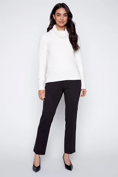 Heart detail sweater