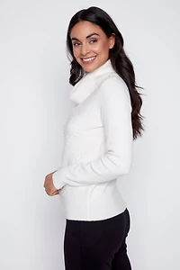 Heart detail sweater