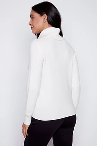 Heart detail sweater