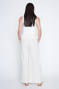 Le pantalon palazzo à rayures