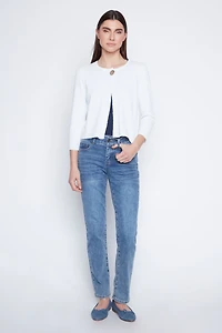 Cotton blend cardigan