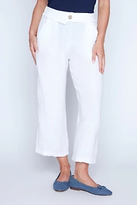 Pull on linen pant