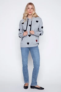 Hearts hoodie