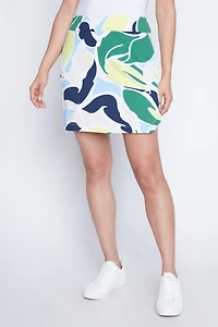 La jupe-short de golf imprimée