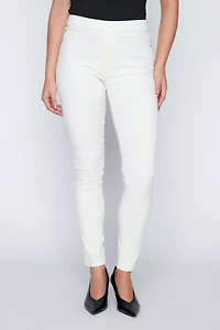 Colored twill pull on pant