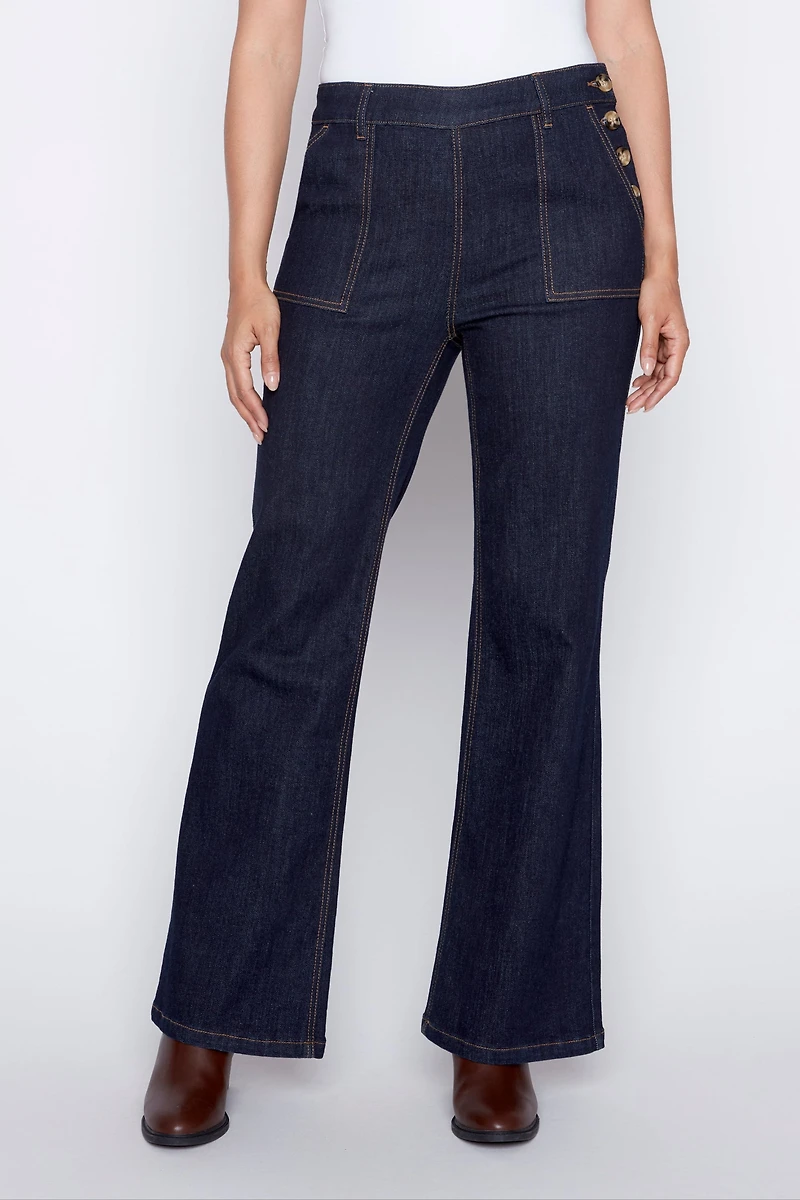 Flare leg jean
