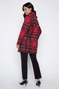 Plaid boucle jacket