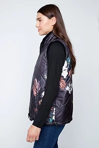 Reversible quilted vest