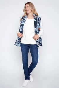 Le gilet floqué