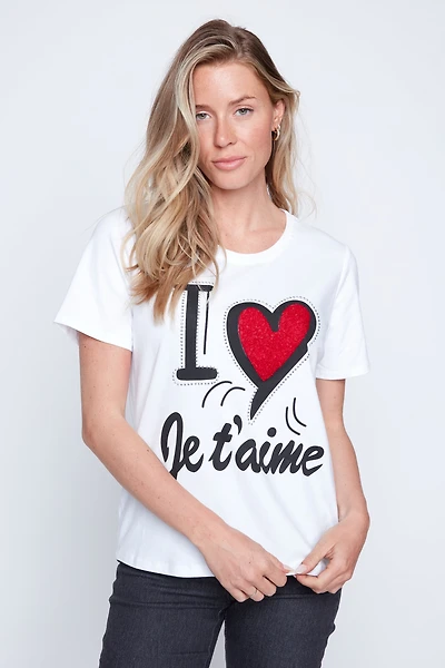 Le T-shirt Je t'aime