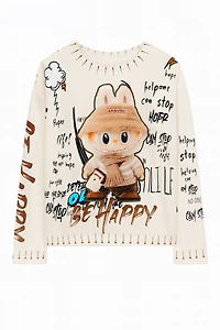 Labubu print top