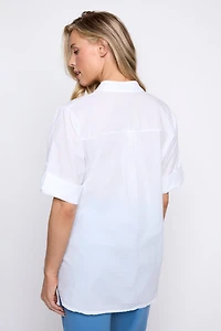 La blouse en coton à imprimé bicyclette