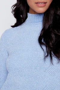 Solid chenille sweater