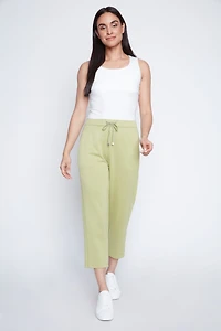 Le pantalon en maille scuba à enfiler