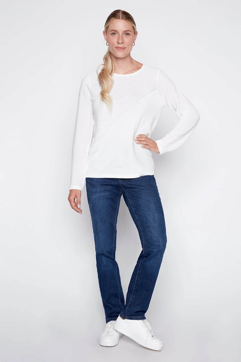 Le pull en point ottoman