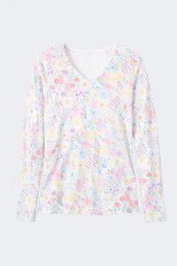 Spring flower design sweater