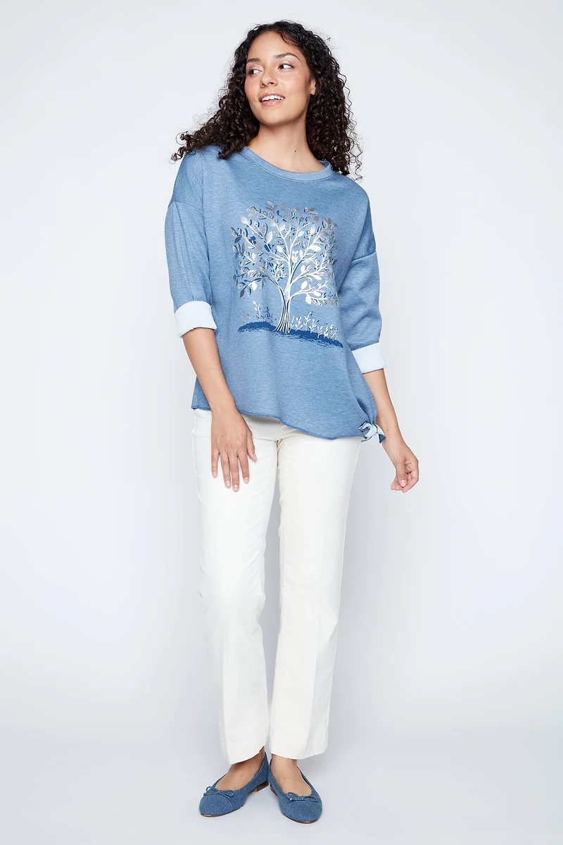 Sparkling tree of life sweater