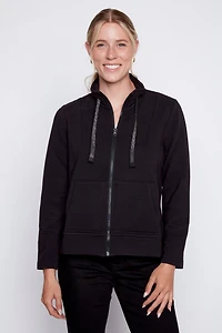 Ottoman knit jacket