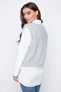 Two tone vest