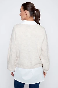 Le cardigan à fleurs en soutache