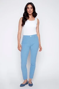 Mini cord pull on pant