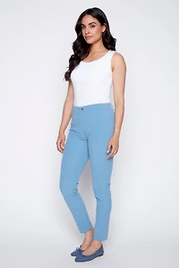 Mini cord pull on pant