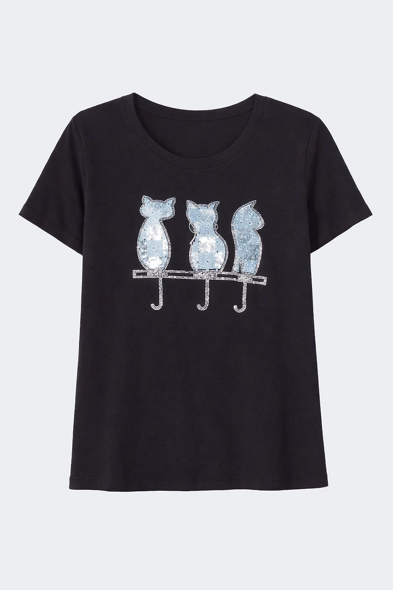 Cat trio t-shirt
