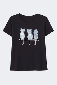 Cat trio t-shirt