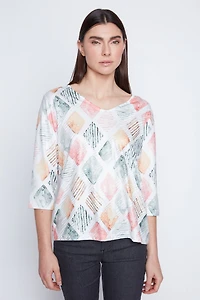 Diamond print top