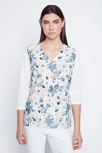 Floral print top