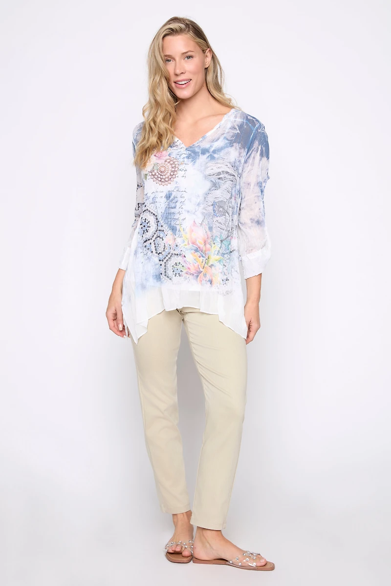 Crinkle tunic