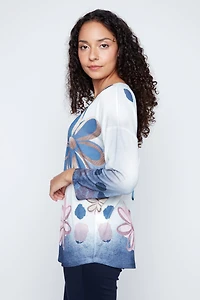 Ombre petal garden top