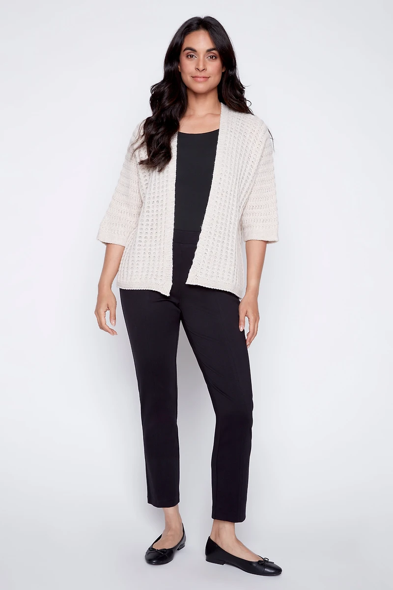Le cardigan crocheté