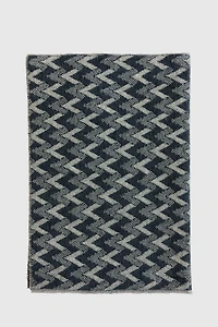 L'écharpe à imprimé zigzag