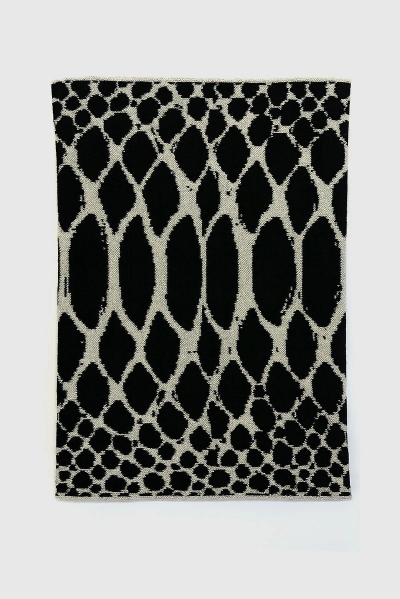 L'écharpe à imprimé reptile