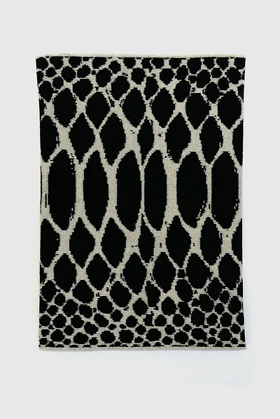 L'écharpe à imprimé reptile