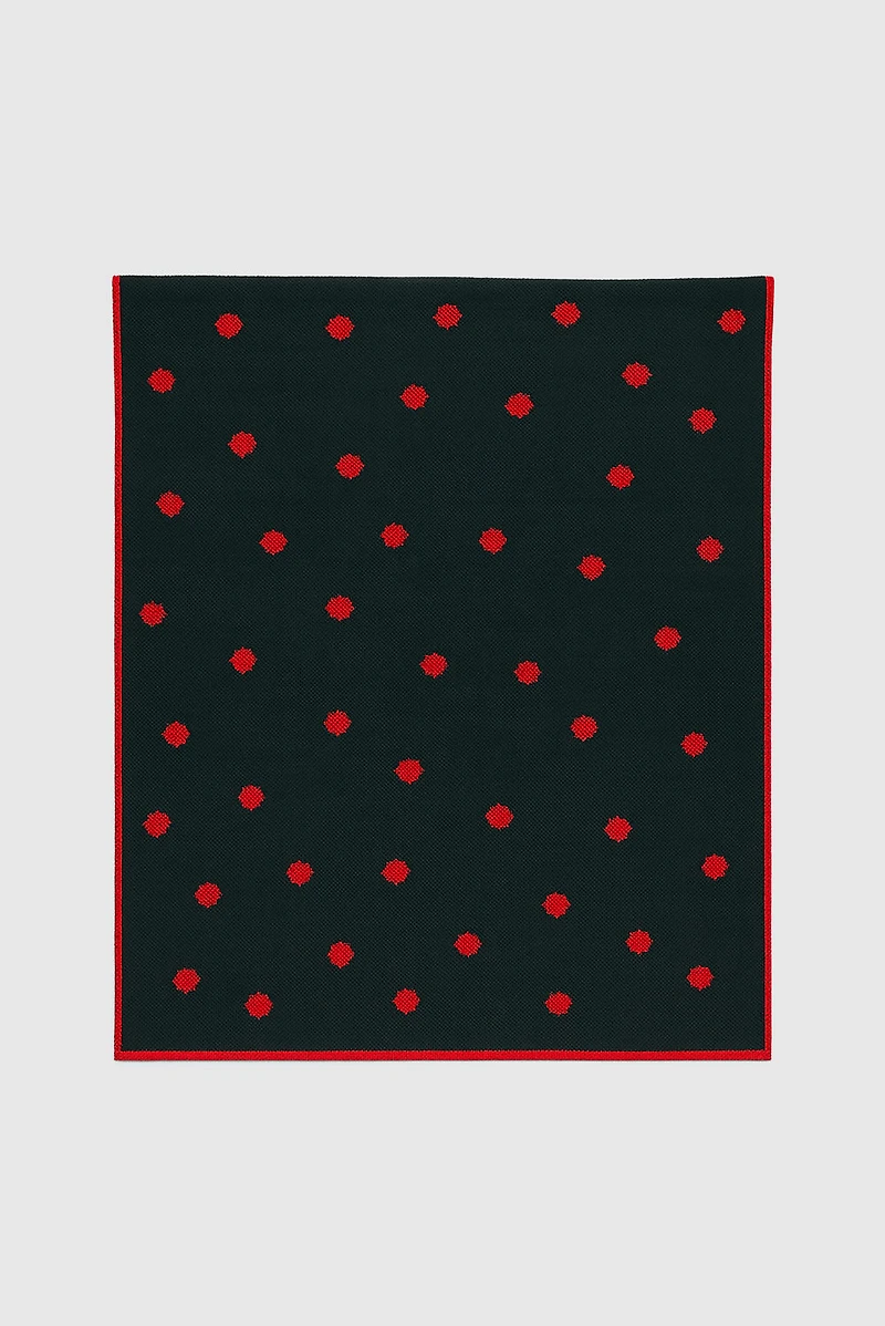 L'écharpe à motif pois