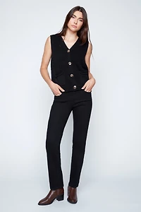 Sweater vest with pockets