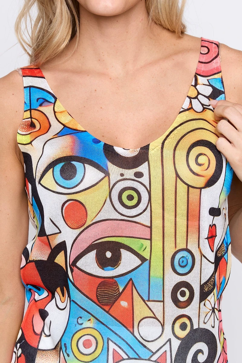 Le chandail à imprimé Picasso