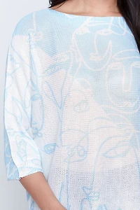 Le pull à imprimé Picasso