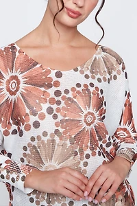 Molecular print sweater
