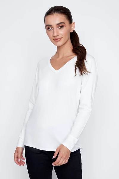 Soft knit solid sweater