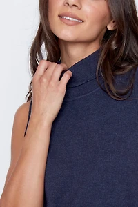 Soft knit solid turtleneck sweater