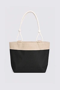 Seaside print tote bag