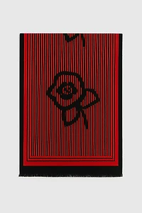 Big floral print scarf