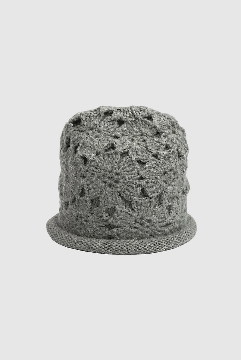 Crochet knit hat