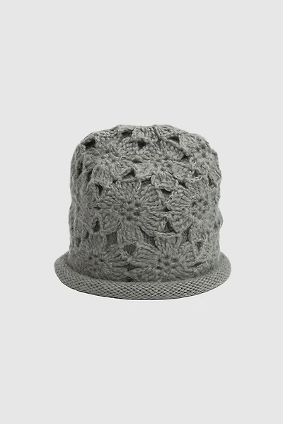 Crochet knit hat