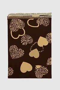 Assorted hearts scarf