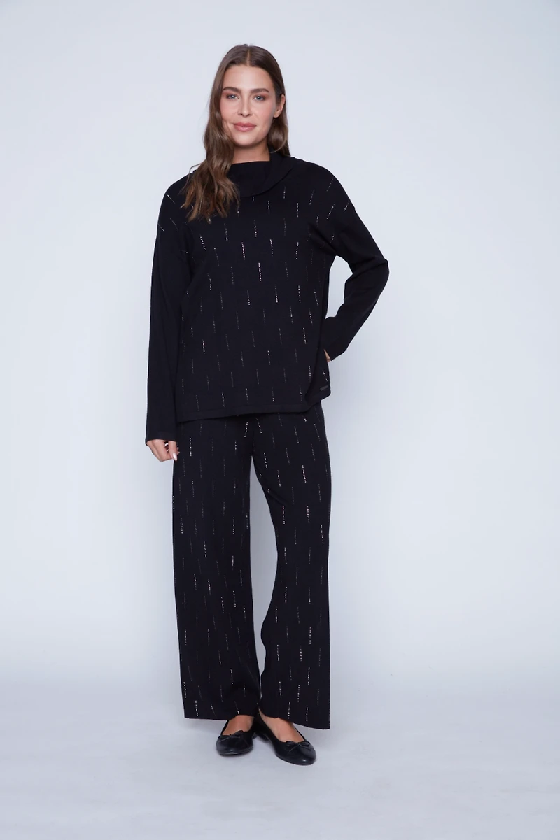 Rhinestone detail tunic