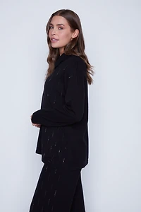 Rhinestone detail tunic